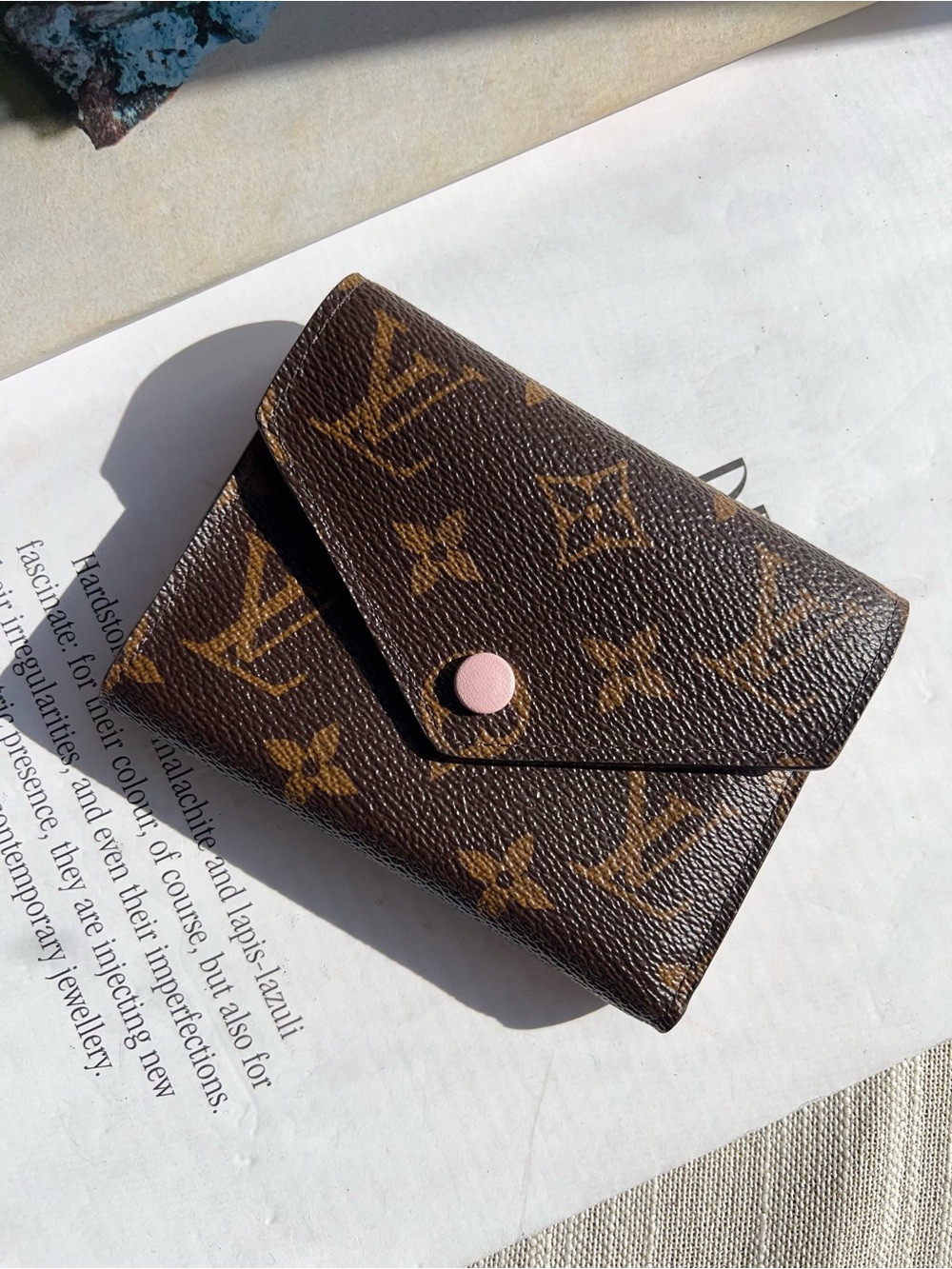 Louis Vuitton Victorine Wallet Pink